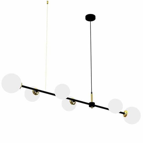 Lampa wisząca żyrandol LED Milagro POP MLP7846 czarny / złoty Milagro