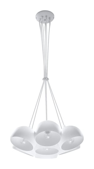 Lampa wisząca żyrandol SOLLUX LIGHTING Bola 7, biała, 7x60 W Sollux Lighting