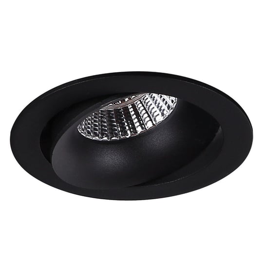 Lampa wpuszczana oczko LED Czarna ARYA TILTED H0099 MaxLight MaxLight