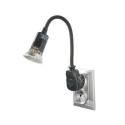 Lampa wtyczkowa z żarówką LED, 1W, GU10, czarna Orno AWA-LW/CZ ORNO