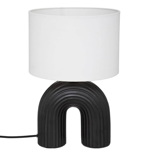 Lampa z abażurem Eidel i z ceramiczną podstawą, 40,5 cm Atmosphera