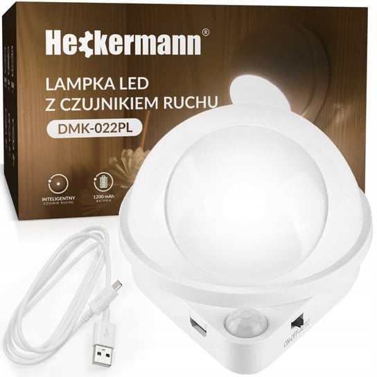 Lampa Z Detektorem Ruchu Okrągła Heckermann Dmk-022Pl Warm Inna marka