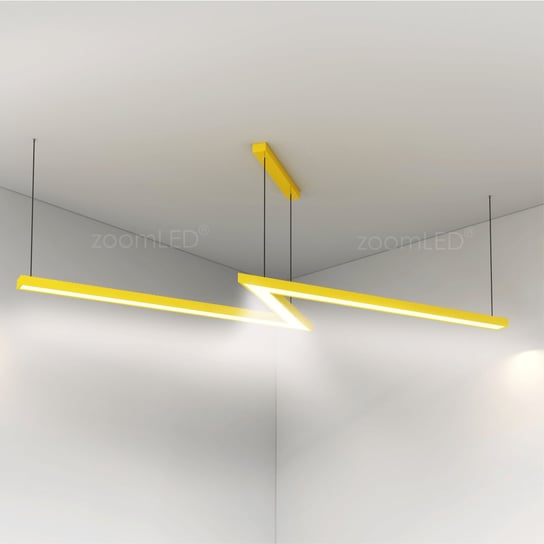 Lampa zoomLED® błyskawica na linkach żółta  100x50x100cm 96W 3000K zoomLED