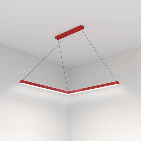 Lampa zoomLED® elka na linkach czerwona 70x70cm 52W 3000K zoomLED