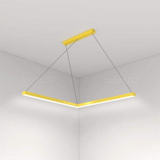 Lampa zoomLED® elka na linkach żółta  70x70cm 52W 4000K zoomLED