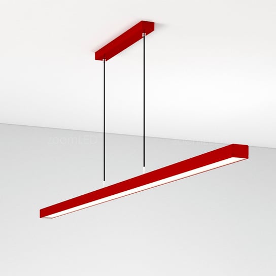 Lampa zoomLED® prosta na linkach czerwona 90cm 36W 3000K zoomLED