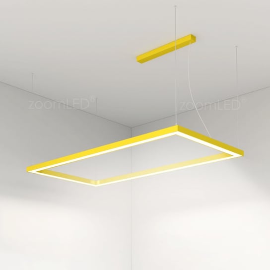 Lampa zoomLED® prostokąt na linkach żółta  120x60cm 140W 6000K zoomLED