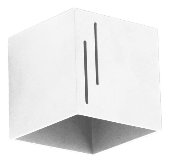 LAMPEX, Kinkiet Quado MODERN B, biały, 10x10 cm Lampex
