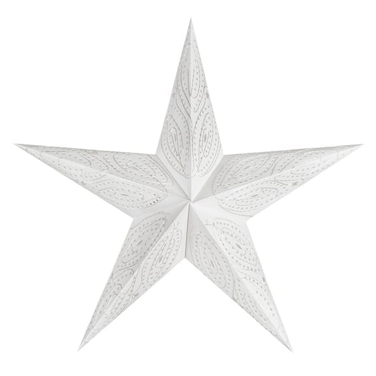 Lampion ALLADIN STAR, gwiazda betlejemska, 5 ramion, 45cm, biała Alladin Star
