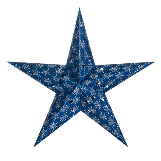 Lampion ALLADIN STAR, gwiazda betlejemska, 5 ramion, granatowy Alladin Star