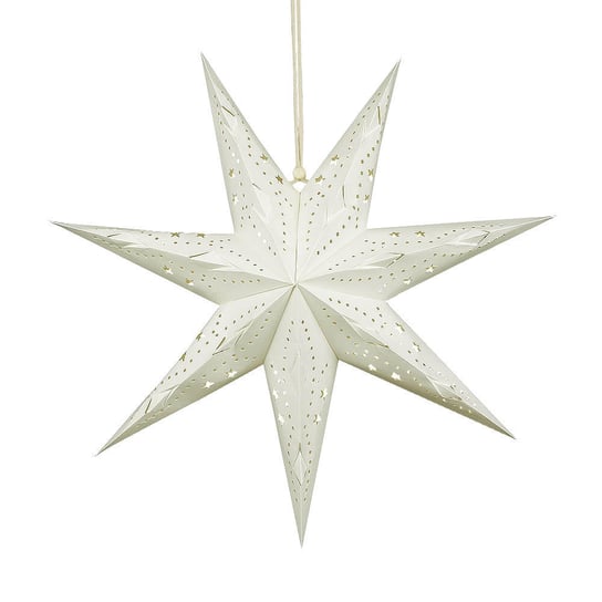 Lampion ALLADIN STAR, gwiazda betlejemska, 7 ramion, 45cm, biała Alladin Star