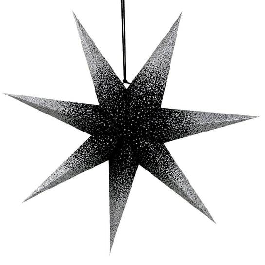 Lampion ALLADIN STAR, gwiazda betlejemska, 7 ramion, czarno-srebrny Alladin Star