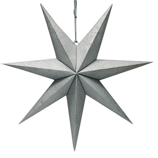 Lampion ALLADIN STAR, gwiazda betlejemska, 7 ramion, srebrny Alladin Star