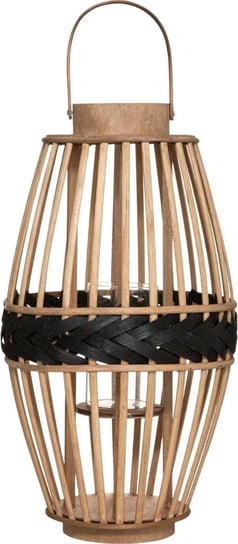 Lampion bambusowy pleciony, Ø 23 cm, beżowy Atmosphera