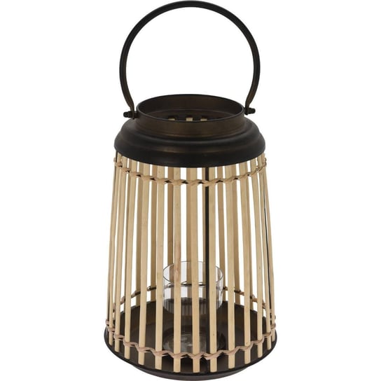 Lampion bambusowy z metalowym korpusem, Ø 24 x 32 cm Home Styling Collection