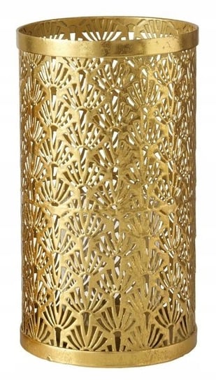 Lampion Dekoracyjny Złoty Metalowy 18 cm Boltze