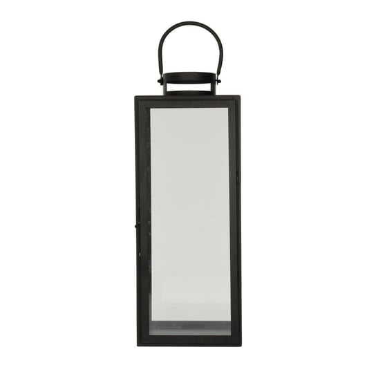 Lampion DEKORIA metalowy Elegance, czarny, 20×21×54 cm Dekoria