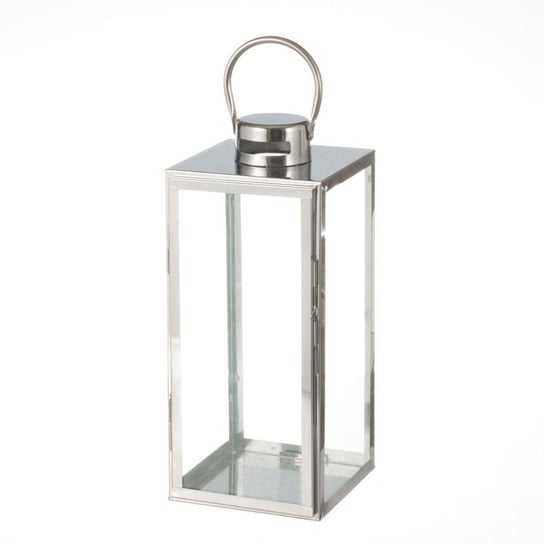 Lampion Elegance Silver,  17x17x38 cm Dekoria