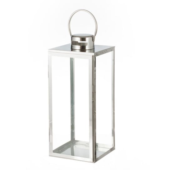 Lampion Elegance Silver, 20x20x50 cm Dekoria