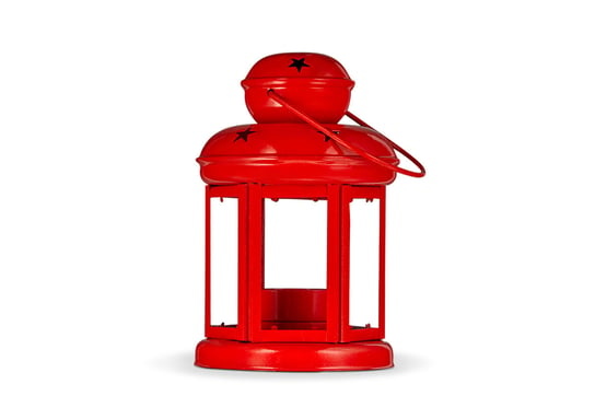 Lampion EROP, czerwony, 16x10 cm Konsimo