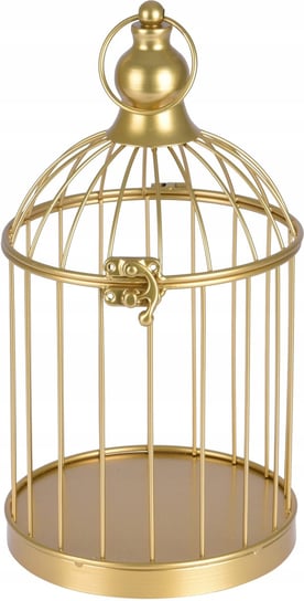 Lampion klatka ozdobna dla ptaków złota 32 cm Koopman