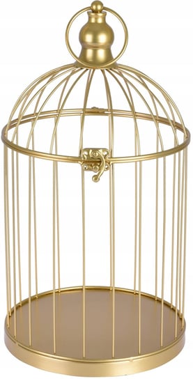 Lampion klatka ozdobna dla ptaków złota 39 cm Koopman