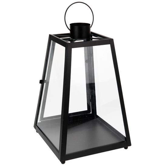 Lampion-latarenka HOME STYLING COLLECTION, czarny, 38x24x24 cm Home Styling Collection