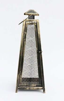 Lampion metalowy, latarnia, 60x21x21 cm Bartnik Sokólski