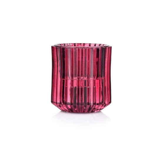 Lampion na tealight dwustronny DUKA Prism, czerwony, 5,3x6 cm DUKA