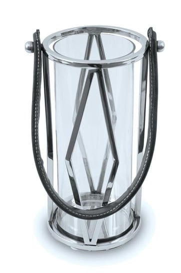 Lampion okrągły, srebrny, 26 cm HowHomely