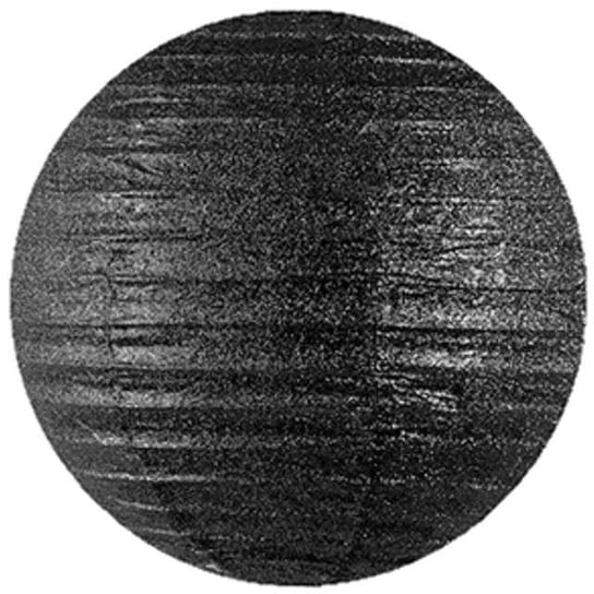 Lampion papierowy, czarny, 25 cm PartyDeco
