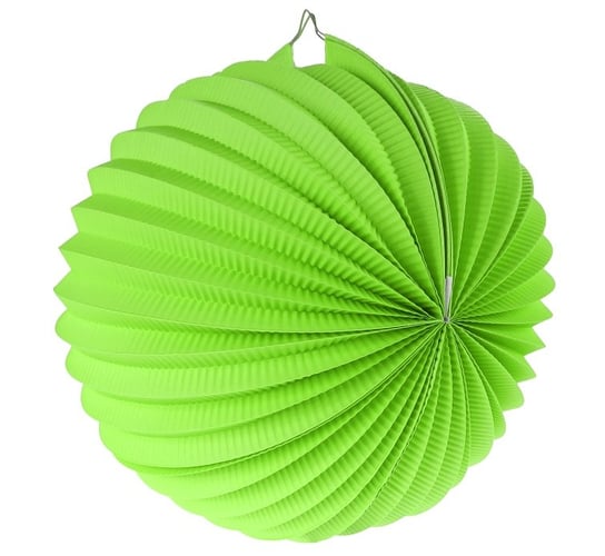 Lampion papierowy, Kula Deco, zielony, 25 cm GoDan