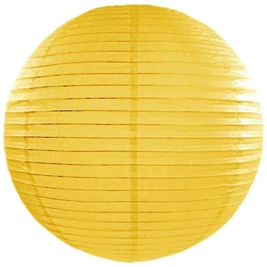Lampion papierowy, żółty, 35 cm PartyDeco