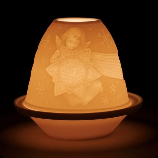 Lampion porcelanowy Anioł z Gw Lladro