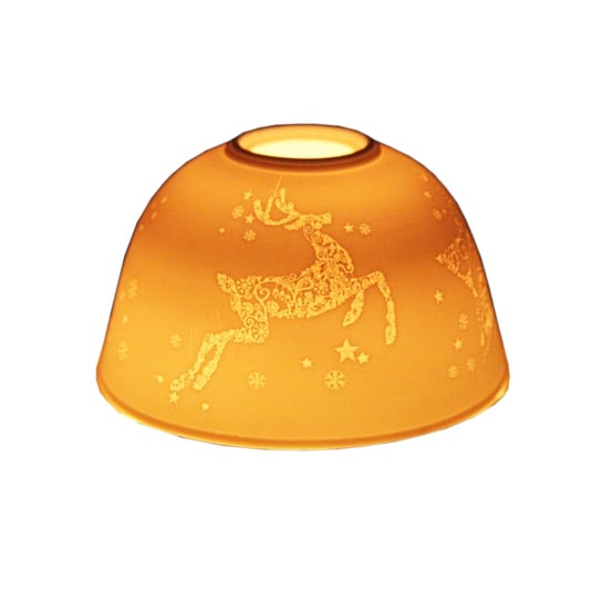 Lampion porcelanowy na tealight 8 cm RENIFER VILLA ITALIA VILLA ITALIA