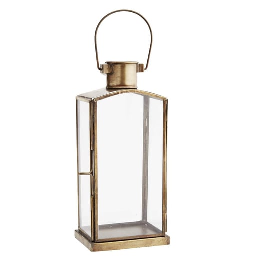 Lampion stojący, wiszący, SaoPaulo, szkło, mosiądz, 10x7x22 cm (PCH11237C) Madam Stoltz