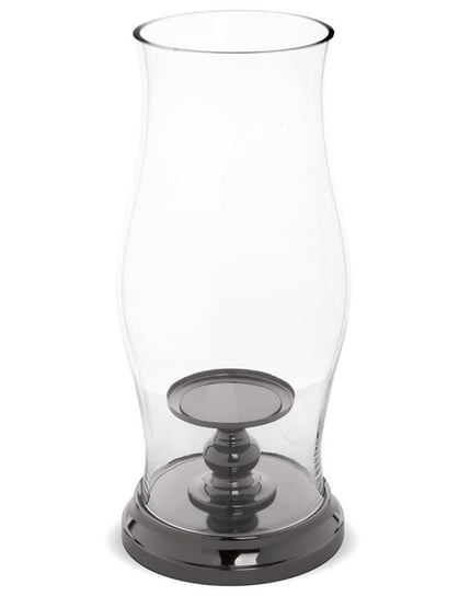 Lampion szklany z Podstawką owal 41x18x18 cm Art-Pol