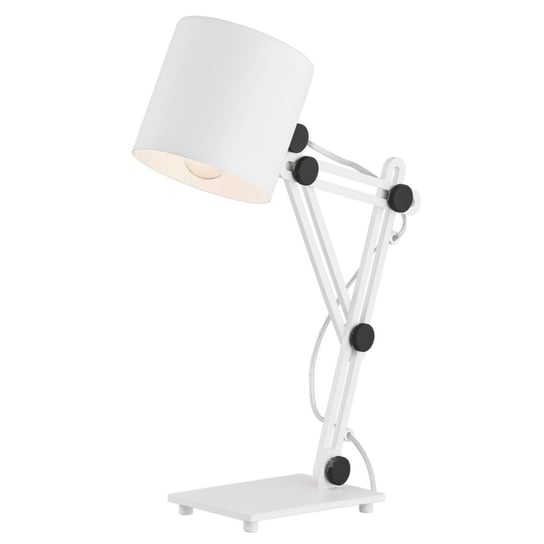 Lampka biurkowa ARGON Zebrano, biało-czarna, 1x60W, 35x36 cm Argon
