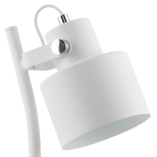 Lampka biurkowa Draco A2038-SWH Zumaline do czytania metal biały srebrny Zuma Line