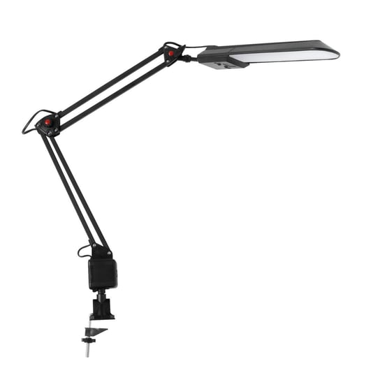 Lampka biurkowa kreślarska LED KANLUX Heron II W CZARNA Kanlux