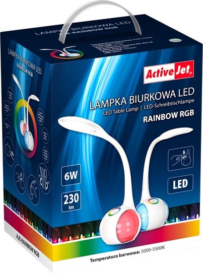 Lampka biurkowa LED ACTIVEJET Rainbow, 6 W Activejet