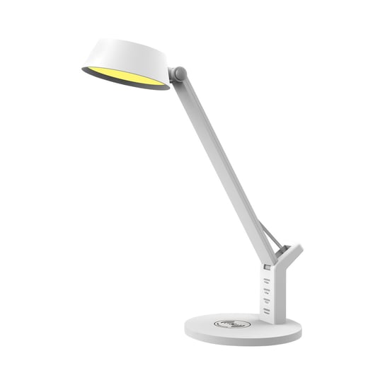Lampka biurkowa LED LEO z ładowarką indukcyjną wireless biała BL023 Nilsen