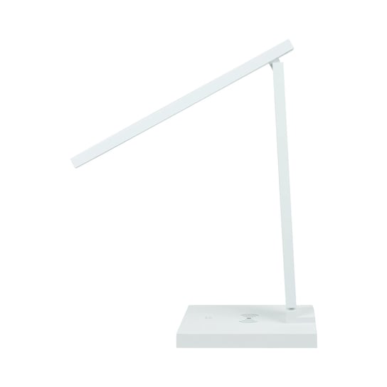 Lampka biurkowa LED Sara z ładowarką indukcyjną wireless biała MA014 Nilsen