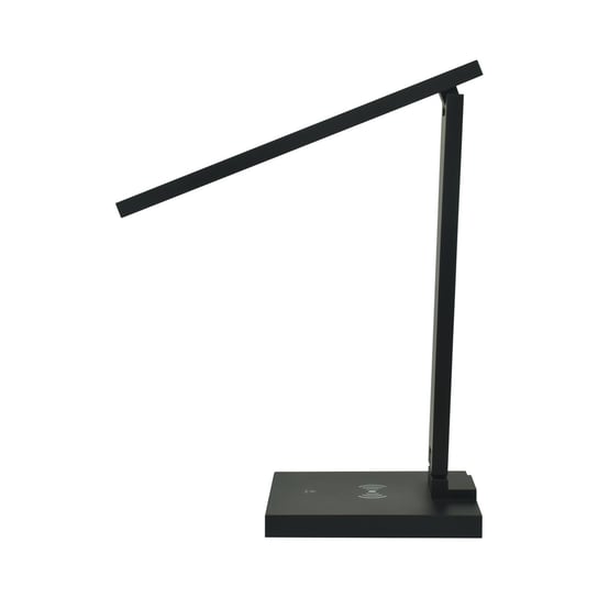 Lampka biurkowa LED Sara z ładowarką indukcyjną wireless czarna MA015 Nilsen