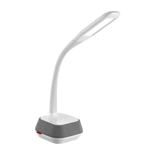 Lampka biurkowa LED z głośnikiem Bluetooth PLATINET PDLM6U, 18 W, barwa biała regulowana PLATINET