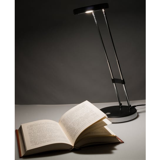 Lampka biurkowa PREZENT Flex, czarna, 3.2W, 12x19 cm Prezent
