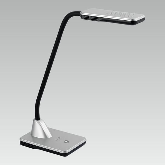 Lampka biurkowa PREZENT Hero, czarno-srebrna, 5W, 38x27 cm Prezent