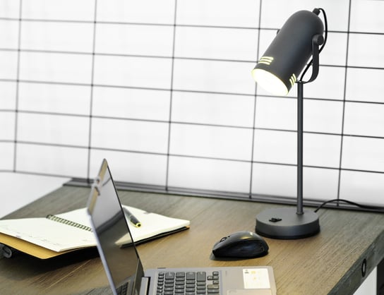 Lampka biurkowa stojąca ACTIVEJET Nicole, E27, czarna Activejet