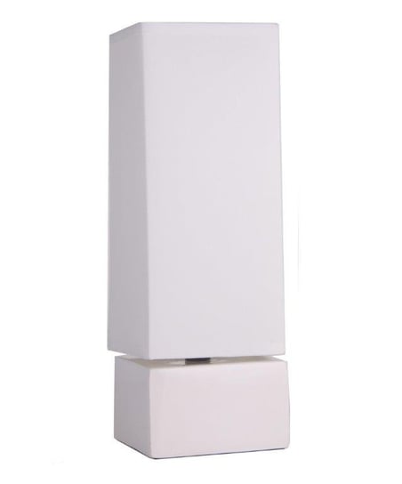 Lampka CERAMICZNA nocna stołowa abażur 2930 WHITE Lotmar