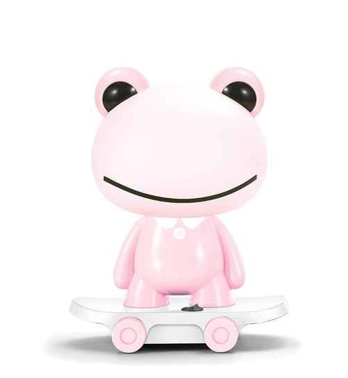 Lampka dekoracyjna Frog Skater różowa Lampex